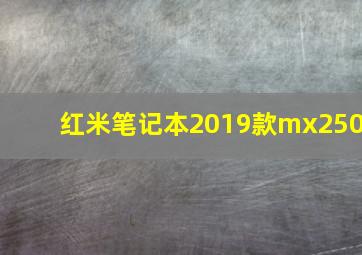 红米笔记本2019款mx250