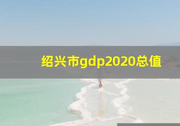 绍兴市gdp2020总值