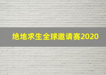 绝地求生全球邀请赛2020