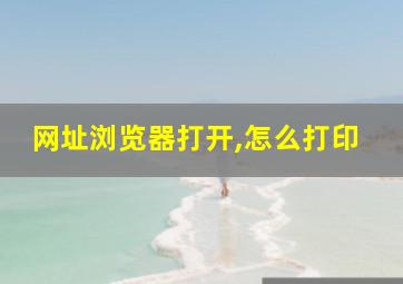 网址浏览器打开,怎么打印