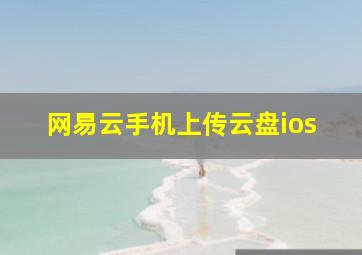 网易云手机上传云盘ios