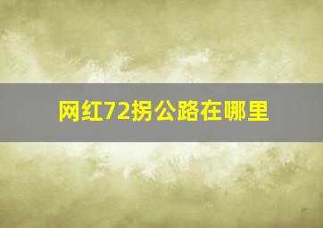 网红72拐公路在哪里