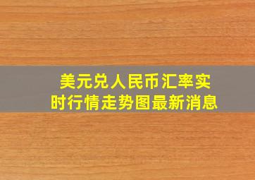 美元兑人民币汇率实时行情走势图最新消息