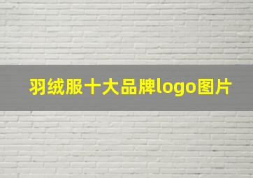 羽绒服十大品牌logo图片