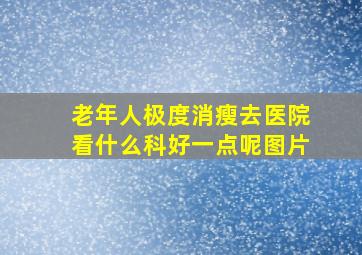 老年人极度消瘦去医院看什么科好一点呢图片