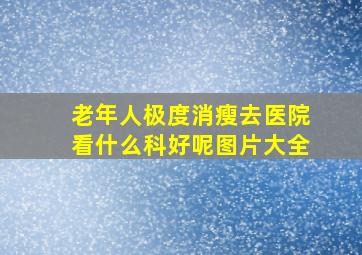 老年人极度消瘦去医院看什么科好呢图片大全