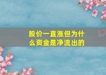 股价一直涨但为什么资金是净流出的