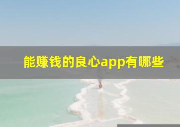 能赚钱的良心app有哪些