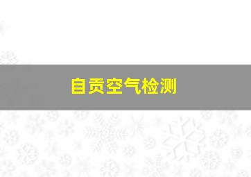 自贡空气检测