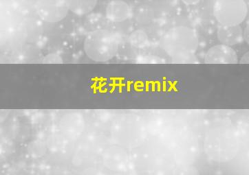 花开remix