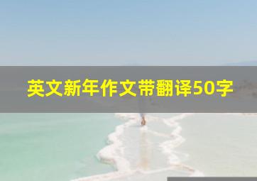 英文新年作文带翻译50字