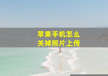 苹果手机怎么关掉照片上传