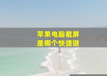 苹果电脑截屏是哪个快捷键