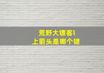 荒野大镖客l上箭头是哪个键