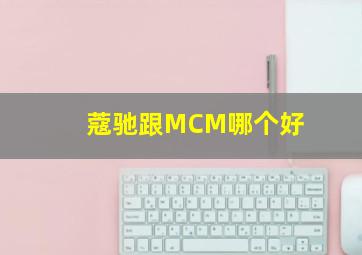 蔻驰跟MCM哪个好