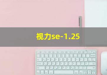 视力se-1.25