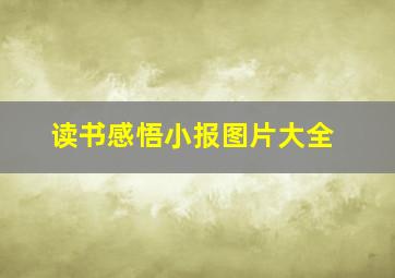 读书感悟小报图片大全