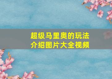 超级马里奥的玩法介绍图片大全视频