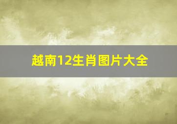 越南12生肖图片大全