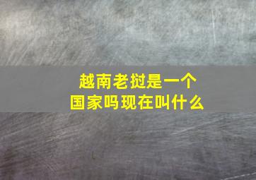 越南老挝是一个国家吗现在叫什么