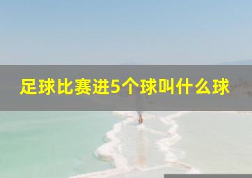 足球比赛进5个球叫什么球