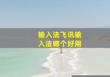 输入法飞讯输入法哪个好用