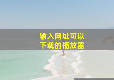 输入网址可以下载的播放器