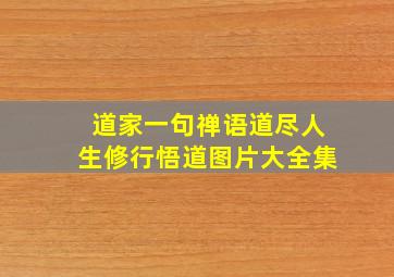 道家一句禅语道尽人生修行悟道图片大全集