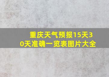 重庆天气预报15天30天准确一览表图片大全