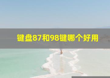 键盘87和98键哪个好用