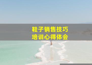 鞋子销售技巧培训心得体会