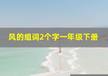 风的组词2个字一年级下册