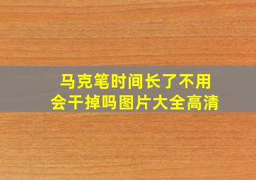 马克笔时间长了不用会干掉吗图片大全高清