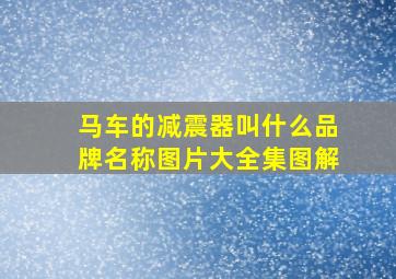 马车的减震器叫什么品牌名称图片大全集图解