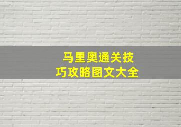 马里奥通关技巧攻略图文大全