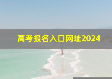 高考报名入口网址2024