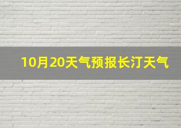 10月20天气预报长汀天气