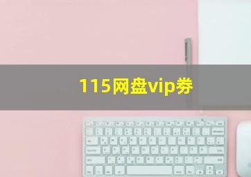 115网盘vip劵