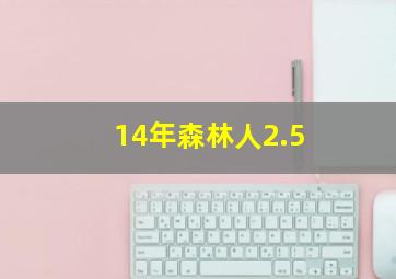 14年森林人2.5