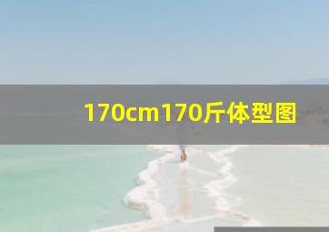 170cm170斤体型图