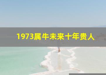 1973属牛未来十年贵人