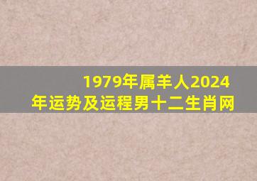 1979年属羊人2024年运势及运程男十二生肖网