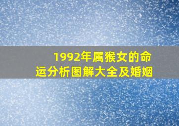 1992年属猴女的命运分析图解大全及婚姻