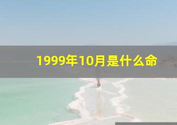 1999年10月是什么命