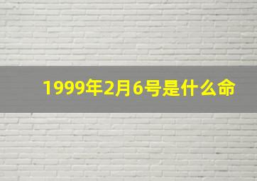 1999年2月6号是什么命