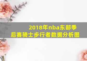 2018年nba东部季后赛骑士步行者数据分析图