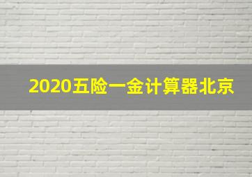 2020五险一金计算器北京