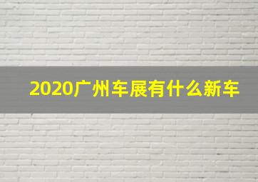 2020广州车展有什么新车