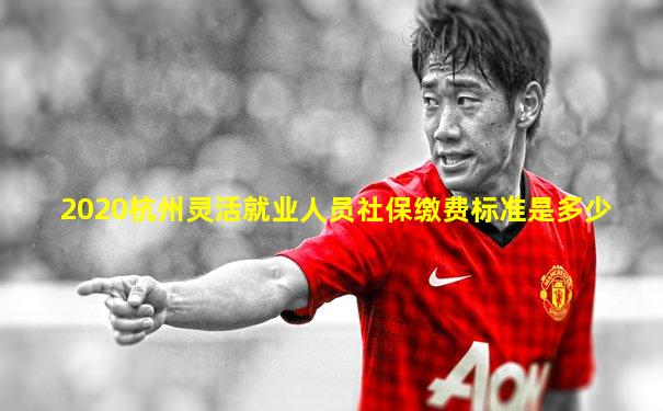 2020杭州灵活就业人员社保缴费标准是多少
