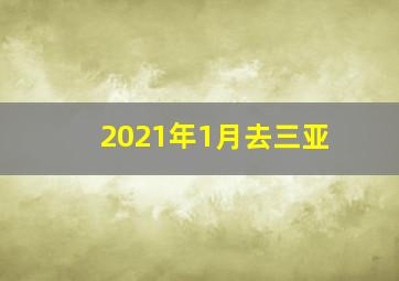 2021年1月去三亚